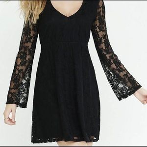 Black Express size large lace dress